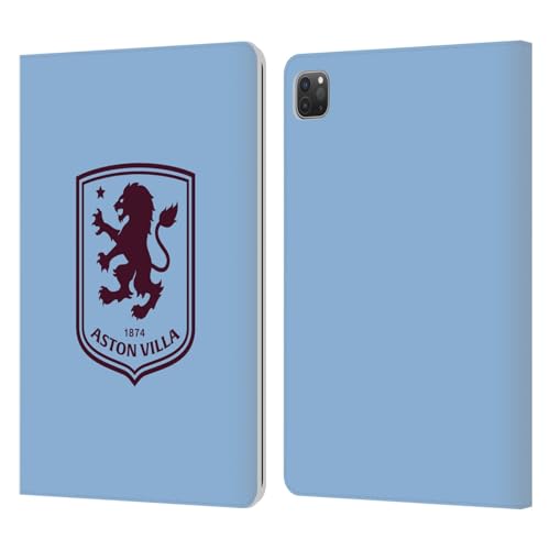 Licenza Ufficiale Aston Villa Football Club Blu Design con Stemma 2024 Custodia Cover pelle a Portafoglio Compatibile con Apple iPad PRO 11 2022
