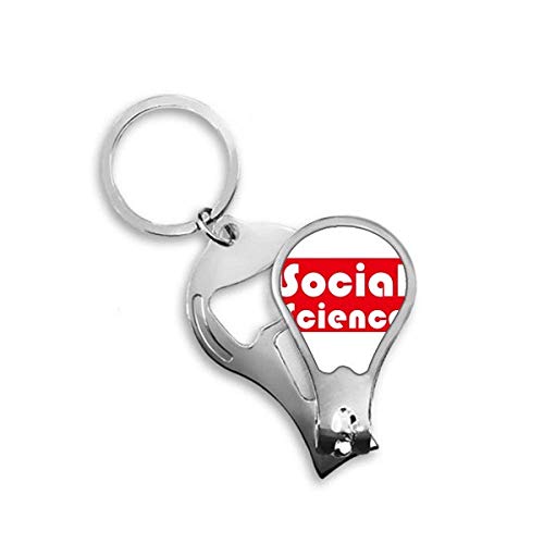 Cutter de sciences sociales rouge pour la routine étudiante et soins des ongles
