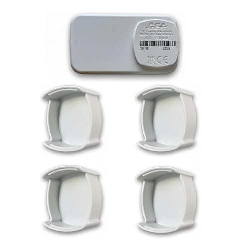 3DRemote (Verifier Compatibilité) 4 Supports Badge Télépéage Autoroute Compatible avec Badge GEA XG 5000 avec Adhésif pour Pare-Brise.