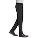 Van Heusen Men's Big and Tall Traveler Stretch Flat Front Dress Pant, Black, 46W x 30L
