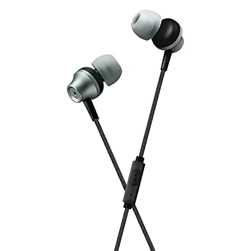 Image of CROSSLOOP Daily Fashion Series Wired in Ear Earphone with Mic (Silver)