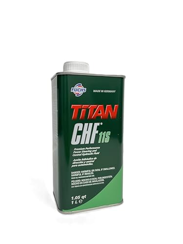 Titan CHF 11S Premium Performance Power Steering and Central Hydraulic Fluid with a Wide Application and Approval Profile for Various Manufacturers