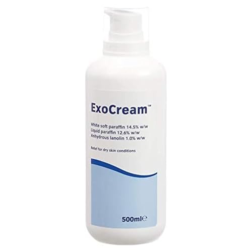 Image of ExoCream 500g Emollient Cream for Dry Skin, Eczema, Psoriasis, Dermatitis & Sunburn Relief – Fragrance-Free, Hypoallergenic, Suitable for All Ages Including Infants | SterlingSquare