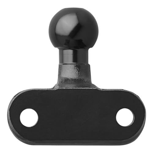 Boule d’attelage équerre Ø 50 mm noire pour remorque fixe - 4