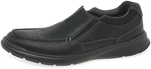 Clarks Hombre Cotrell Free Mocasines, Negro (Black Oily Leather), 45 EU
