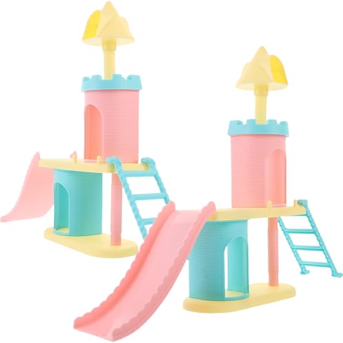 Toboggans miniatures pour maison de poupée : finis les décors de jeu ennuyeux