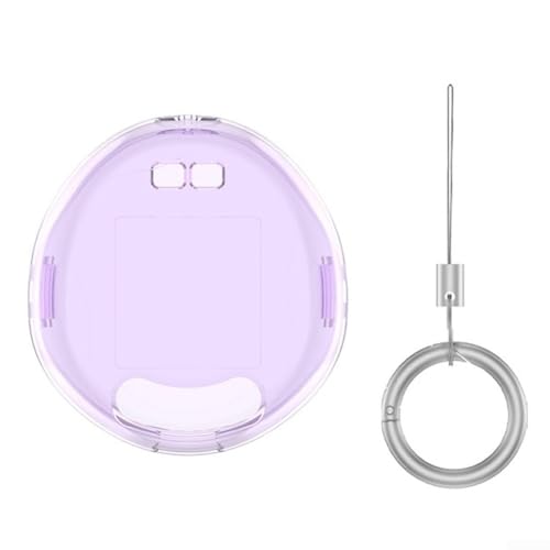 Funda protectora transparente de PC para Tamagotchi para UNI, cubierta rígida todo incluido con acceso a botones y puertos, viaje delgado para Compañero, protector contra arañazos, transparente