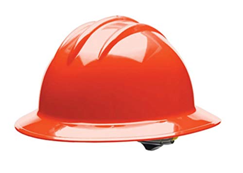Bullard Full Brim Hard Hat Classic C33 6 Point Ratchet Suspension Hi-Viz Orange #TOP30