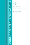 Code of Federal Regulations, Title 49 Transportation 100-177, Revised as of October 1, 2021