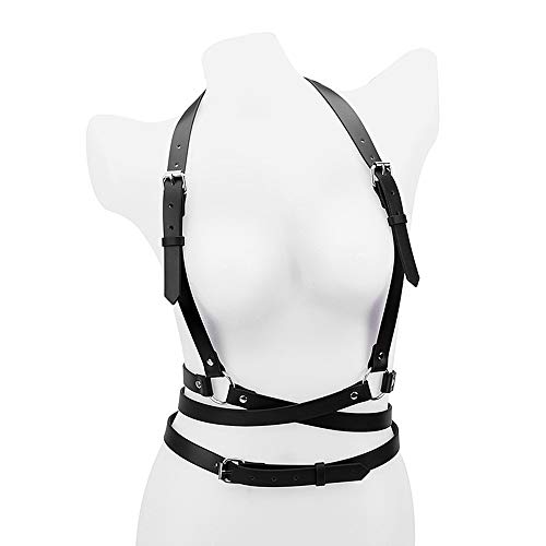 WWSZ Sexy Punk Leder Hosenträger Cover