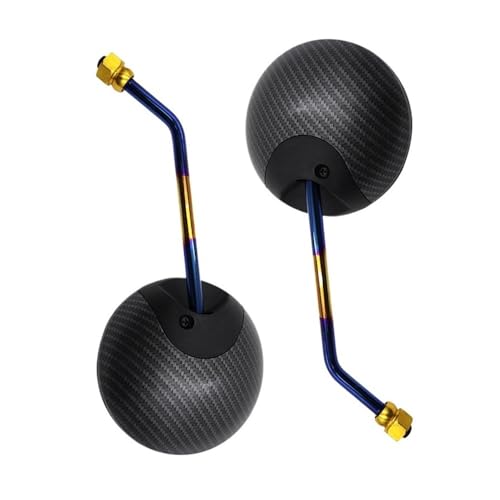 Rétroviseur rond universel pour guidon de moto modifié