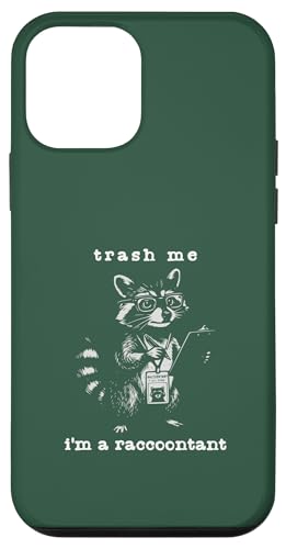 Funny Pun Accountant Raccoon Trash Me Im Raccoontant ���B���e�[�W �X�}�z�P�[�X iPhone 12 mini �p
