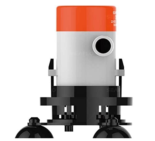 SEAFLO 10 Series Portable Livewell Aerator Kit - 12V, 350 GPH, Adjustable Hosepipe, Submersible, Corrosion-Resistant, Efficient Oxygenation, Fresh/Saltwater Use, CE & ROHS Certified, 4-Year Warranty