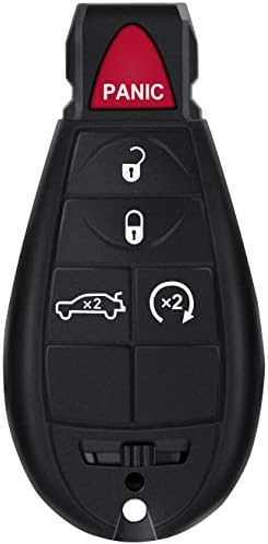 ECCPP 1X 433MHz Keyless Entry Remote Key Fob Uncut Replacement fit for Jeep Dodge Chrysler Series M3N5WY783X
