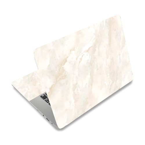 PLIGREAT Laptop Decal Sticker Skin Cover, Marble Laptop Stickers Skins Decal Fits 12-15 Inch Laptops Universal Removable Vinyl Notebook Art Protector Netbook PC Cover Decals