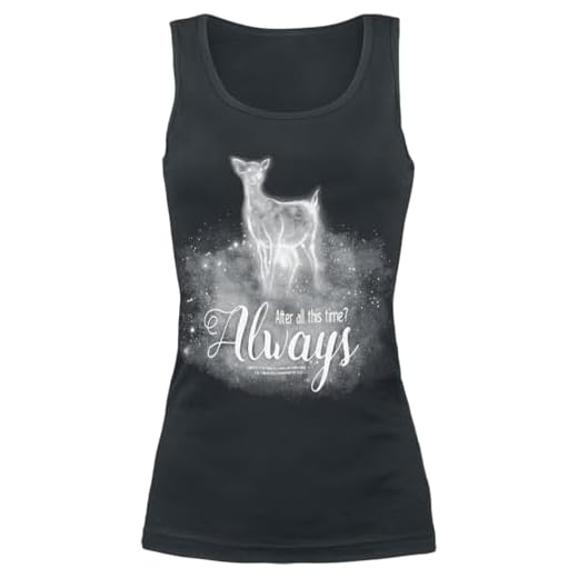 Harry Potter Always dam topp svart, fan merch, film
