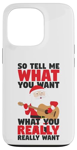 �M�^�[ Santa Tell Me What You Want ��������N���X�}�X �X�}�z�P�[�X iPhone 13 Pro �p