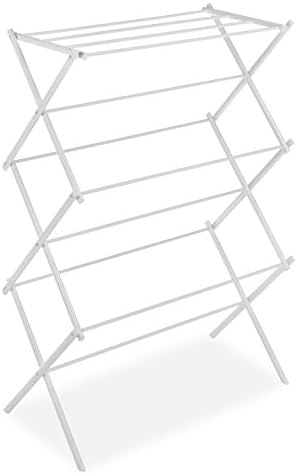 Whitmor Foldable Drying Rack, White