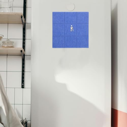 6 Panneaux Feutre Auto-adhésifs Blancs pour Photos et Notes Murales
