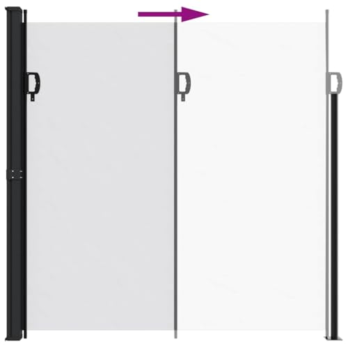 Store latéral extensible 200x500 cm résistant aux UV et intempéries - 5