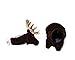 Batty Bargains Mighty Bobblehead Moose with Car Dashboard Adhesive (Dark Brown)
