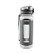 Swig Savvy Sports Water Bottle - with Silicone Sleeve. Fruit Infuser Water Bottle Filter and Leak Free Flip Top, EZ Open with One Click,Tritan Co-Polyester Plastic, 32oz - 25oz - 16oz