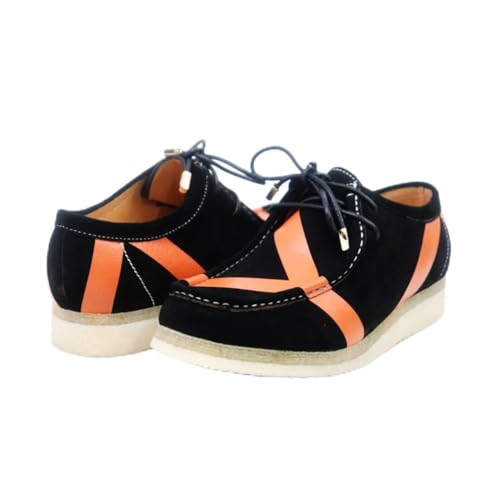 British Walker, Designer Mens Shoe Walkers Stripe Vintage Lace Up, Handmade Shoes for Men with Superior Comfort & Good Looks