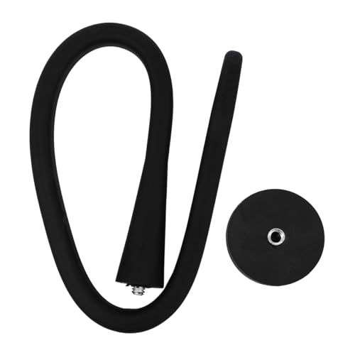 VOANZO Support de Porte pour Lave-Linge à Chargement Frontal – Accessoire Indispensable pour Maintenir la Porte Ouverte, Noir, Aluminium/Silicone, Support de 41,4 cm, Ventouse de 4,3 cm