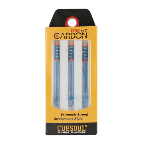 CUESOUL TERO AK7 Carbon Dart Shafts/Stem Built-in Spring Telescopic,Set of 3 pcs