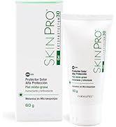 Skinpro I Protector solar Facial 30 fps en formato gel, 60g I De rápida absorción con efecto hume...