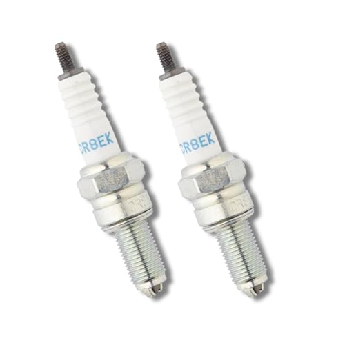Lot de 2 bougies compatible avec VOR 492 SUPER MOTARD 2000 pour allumage moto