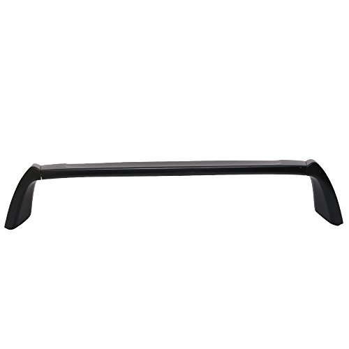 IKON MOTORSPORTS, Trunk Spoiler Compatible with 2002-2006 Acura RSX DC5, Type R TR Style Unpainted Black ABS Plastic Rear Trunk Lid Spoiler Wing Lip 3PCS - Image 6