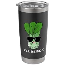 Ill Be Bok Funny Vegetable Pun Stainless Steel Insulated Tumbler