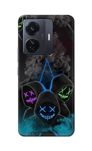 Image of PRINTFIDAA Plastic Printed Hard Back Cover Case For Vivo Iqoo Z6 Pro 5G | Vivo T1 Pro 5G | Vivo S15E Back Cover (Mask Man) -112, Multicolor
