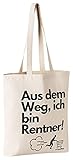 FremiBag Rentner Tasche | Weihnachtsgeschenk | Stofftasche zum Einkaufen mit viel Kapazität für ihre wichtigen Dinge | Geschenk für Rentner und Firmenfeiern | Geschenk zur Pensionierung