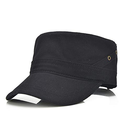 CHENGZI Unisex Army Hat Cadet Cap Twill 