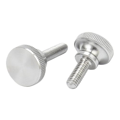 Vis moletées en acier inoxydable 304 anti corrosion M10 tête haute uni