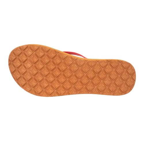 Image of Womens Slim Leather Flip Flops Beach Thong Sandals