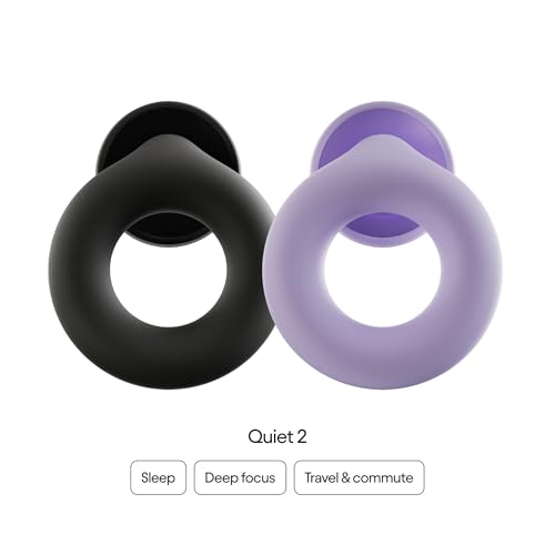 Image of Loop Earplugs Quiet Bundle (2-Pack) Flexible Reusable Ear Plugs for Sleep, Focus, Travel & Noise Sensitivity | Comfy Adjustable Fit | 24 dB Noise Reduction