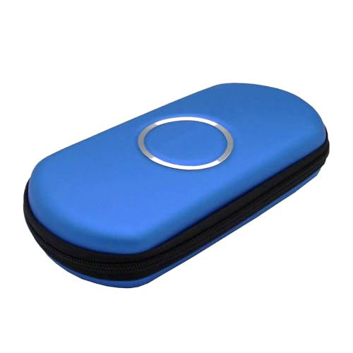 Image of OSTENT Hard Travel Carry Cover Case Carry Bag Pouch Protector for Sony PSP 1000 2000 3000 Color Blue