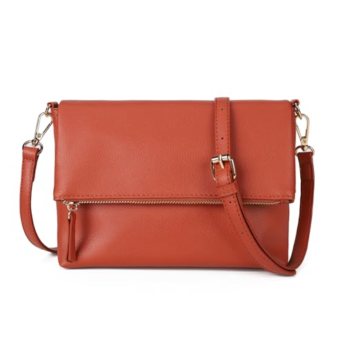 Gladdon Crossbody bags for Women Crossbody Purse Shoulder Bag Orange
