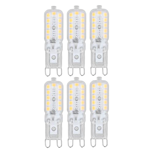 Generic G9 LEDd 5W ȃGl \ Jo[d V[OCg EH[Cg e[uCgp y_gv V[OvɍœK (6) (i`zCg 110-140V)