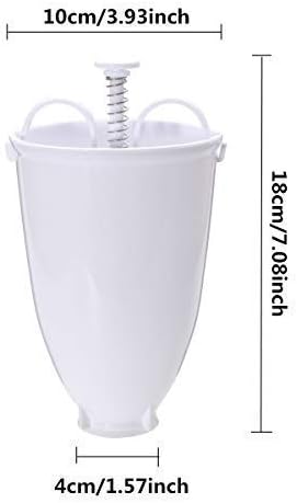 Liberty, Biscuit Donut Maker DIY Baking Tools Milking Dessert Baking Mold, Food Grade Stainless Steel Compression Spring White