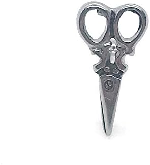 Silver Scissor Barbell Labret Studs Lip Cartilage Monroe Tragus -6mm Bar