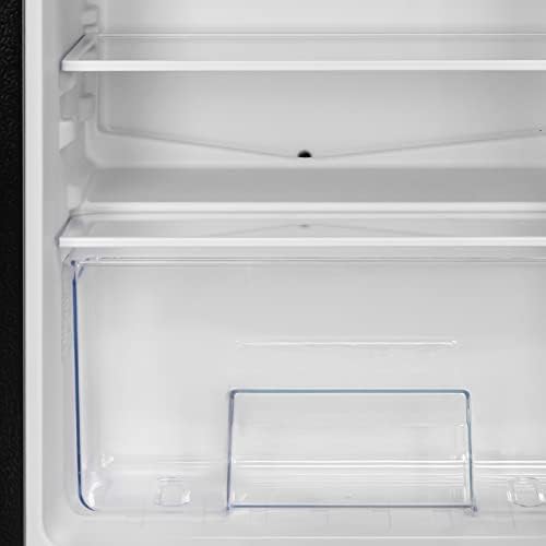 CHiQ 86L Under Counter Fridge Freezer, 25 L Freezer with 4 Star Freezing, 61 L Fridge,for Dorm, Apartment,Office, 12-year compressor warranty41db low noise, reversible doors with dark inox