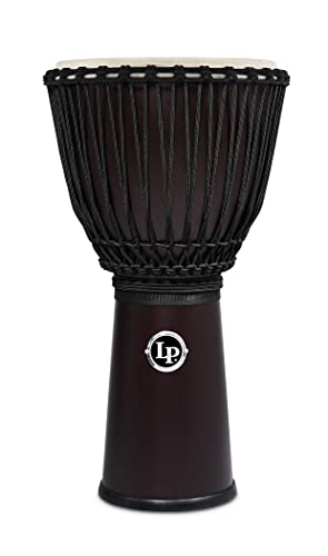 Latin Percussion, Djembe Accordage par cordes, 12,5", Chêne du Si...