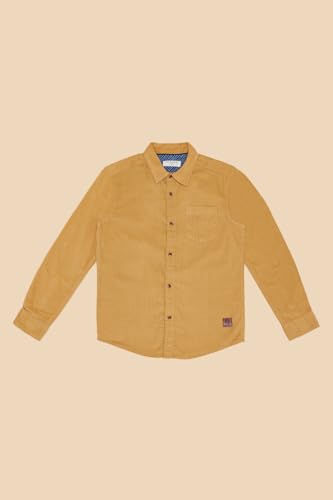 Image of Pantaloons Junior Boy's Solid Regular Fit Shirt