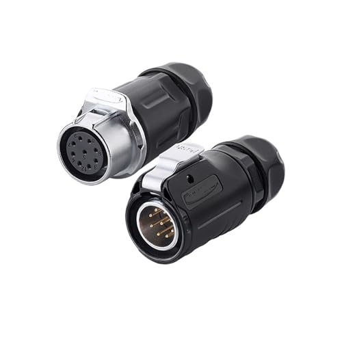 Conector de alimentación de LED for exteriores LP20 de 9 pines macho hembra automotriz 2
