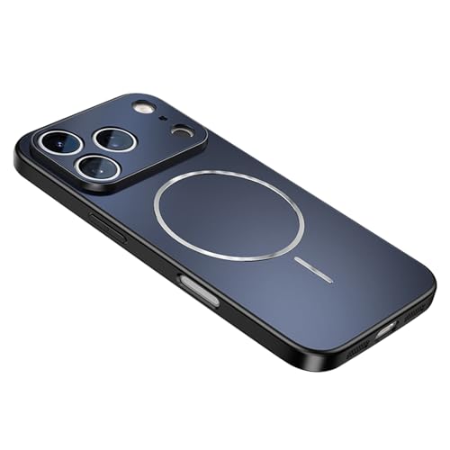 HAMEILU foriPhone 17 Pro Max/17 Pro/Air/17�p�}�O�l�b�g�P�[�X�A�t�����b�v�����Y�ی�J�o�[�A�X�����n�[�hPC�A���h�~�w��,�u���[,17 Pro