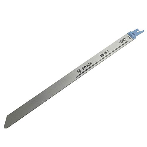 Bosch RM1218-25B 12" Standard Reciprocating Saw Blade for Metal in Plastic Box Container (25 Pack)